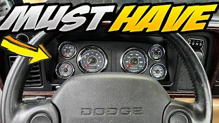 Best 2nd Gen Dodge Ram Gauge Cluster Upgrade | New Vintage USA Gauges