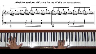 Abel Korzeniowski Dance for me Wallis W.E. OST arr. Mercuzio Piano Tutorial