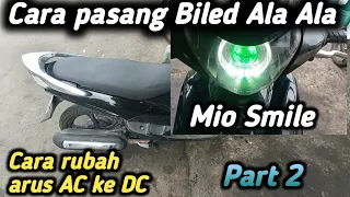 Cara merubah arus AC ke DC di Mio smile || Mio sporty