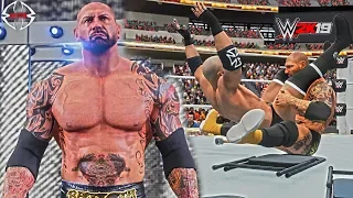 WWE 2K19: Batista 2019 New Tattoos & GFX Mod ft. Triple H vs Batista Wrestlemania 35!