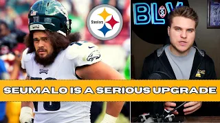 Steelers BEST OL In Years!? | Pittsburgh Steelers Sign Issac Seumalo Reaction