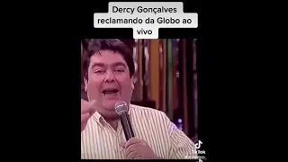 FAUSTÃO  E DERCY GONÇALVES RECLAMANDO DA GLOBO AO VIVO KK#shorts