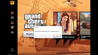 GTA V Rockstar Games Launcher Already running solution