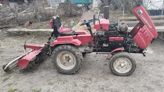 Мототрактор в роботі.Поради власникам🚜