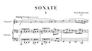 [Score] Hindemith - Sonata for Horn and Piano (1939)