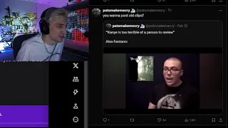 xQc reacts to Anthony Fantano being Two Faced