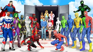 THE NEW AVENGERS Rescue "HOSTAGE" Kidnapped By TEAM SPIDER-MAN - EPIC SUPERHEROES WAR