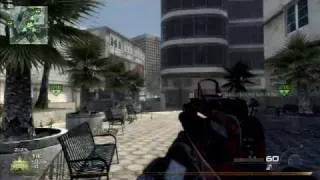 CoD MW2-Crazy Throwing Knife Kill Across map