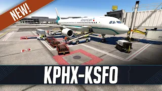 MSFS LIVE | Real World American Airlines OPS | Fenix A320 | SU15 | *NEW* San Francisco (KSFO)