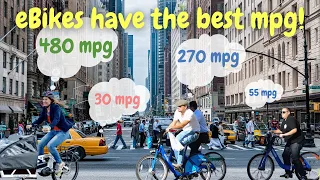 eBiking is more efficient than walking, biking and driving!