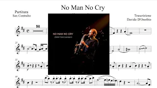 NO MAN NO CRY Jimmy Sax | Sheet music for Sax