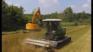 Mowing wetland | Wetland maaien | Van Boxmeer Helmond