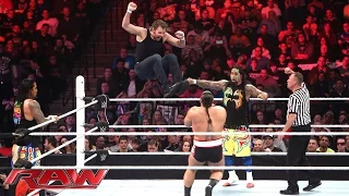 Dean Ambrose & The Usos vs. Sheamus, Rusev & King Barrett: Raw – 28. Dezember 2015