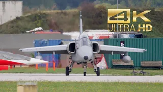 (4K) AMX International T Italian Air Force MM55043 departure at Airpower 2022 AirShow Zeltweg LOXZ