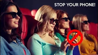 Stop Your Bloody Phones! RANT - Cinema/Theatre etiquette