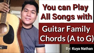 Paano : 6 Chords, Ano ang "Family Chords" ng Gitara?-Easy Tagalog Guitar Lesson