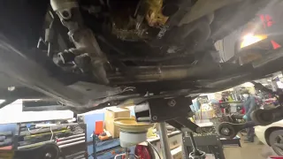 BMW X3 oil pan removal 11hrs job make it easy