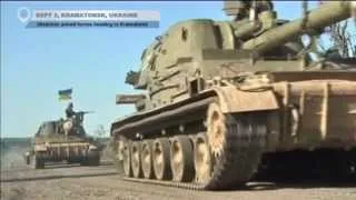 Ukrainian Army in Kramatorsk: Ukrainian town liberated from Kremlin-backed insurgents in July