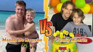 Ivano Modric (Luka Modric's Son) Vs Mason De Bruyne (Kevin De Bruyne's Son) Transformation ★ 2022