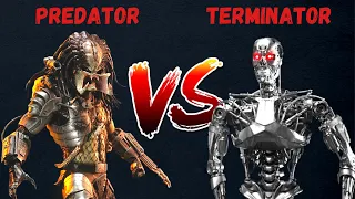 Predator VS Terminator FIGHT!! | WHO WINS? (YAUTJA VS T-800)