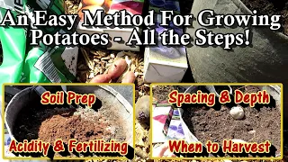 The Easiest Method for Growing Potatoes in Fabric Pots/Containers: Soil, Fertilizer, Depth, & Timing