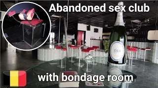 URBEX: Abandoned sex club with bondage room in Belgium