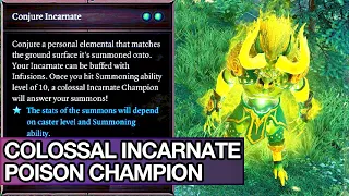 Conjure Colossal Incarnate Champion Poison Divinity 2