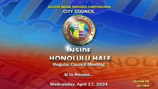 2024-04-17 Regular Council Meeting