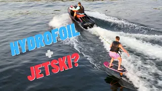 Learning to Hydrofoil Behind a JetSki | Rope Goat