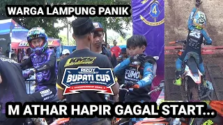 TERIAKAN WARGA LAMPUNG..BIKIN M ATHAR GASSPOLLL TRUS ..MESKI AWAL NYA PANIK .. BUPATI CUP PUTARAN 3