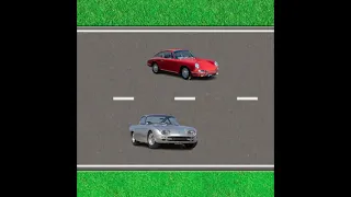 Porsche 901 (1963) Vs Lamborghini 350 GT (1964) | DRAG RACE #Shorts