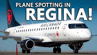 Plane Spotting at REGINA INTERNATIONAL AIRPORT (YQR)! Aviation in Saskatchewan's Capital