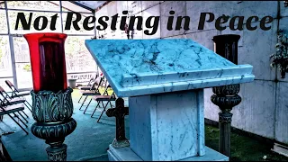 Not Resting in Peace !!  Abandoned Good Shepard Mausoleum & Cemetery