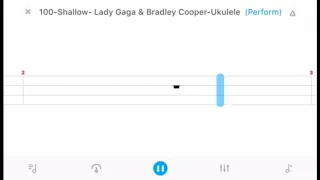 Shallow - Lady Gaga/Bradley Cooper-Ukulele Fingerpicking Tutorial(Uke Play Along Chords and Lyrics)