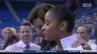 Rechelle Dennis (UCLA) 2016 Bars vs Oregon State 9.725