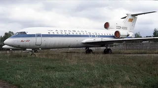 Restoration of the Yakovlev Yak-42 USSR-42302 aircraft at the Central Air Force Museum in Monino