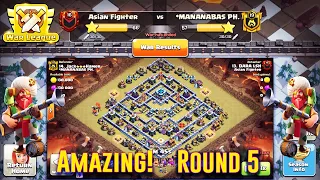 AMAZING CWL ATTACK TH13!! ROUND5 ATTACK CLAN WAR LEAGUE 3 STAR ( Clash of Clans )