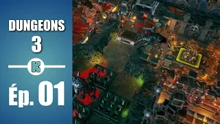 [FR] DUNGEONS 3 PC gameplay découverte de la campagne - Dungeon Keeper like -  ép 1