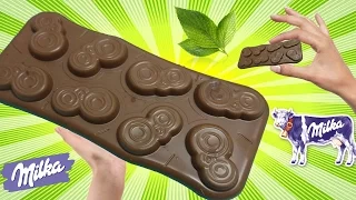 DIY - Гигантская шоколадка МИЛКА МИНТ / Giant chocolate bar milka choqsplesh mint