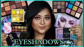 FAVOURITE EYESHADOWS|| 12 BEST eyeshadow palettes for all|| AFFORDABLE/EXPENSIVE|| Review & Swatches