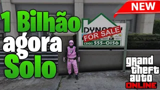 *FAÇA 1 BILHÃO AGORA* MELHOR Glitch de dinheiro solo no gta 5 online o melhor glitch que existe.