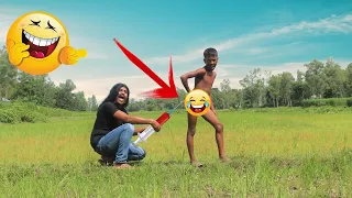 Must Watch New  Top amazing Comedy video 2021 Try To Not Lough Episod 73 By LooK FunTv