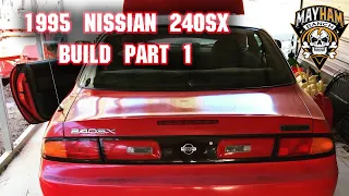 Building out my Nissan 240SX KA24DE Turbo Build (s14) Part 1