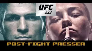 UFC 223 Post-Fight Press Conference: Khabib Nurmagomedov vs. Al Iaquinta