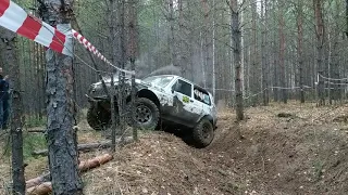 Внедорожное  вывешивание на спец.участке OFF ROAD: Уральская Грязь 2021. Хода подвески