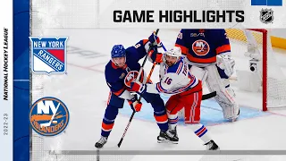 Rangers @ Islanders 10/26 | NHL Highlights 2022