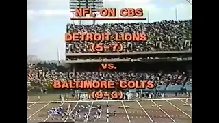 1977 Week 13 - Lions vs. Colts