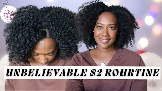 VLOGMAS // 🔥 $2 wash & style routine is too good not to share! | ALOVE4ME