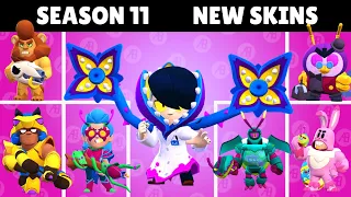 All NEW! Skins - Season 11 - Biodome | Brawl Stars #Biodome