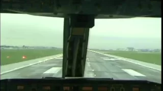 Strong Crosswind Landing London Heathrow